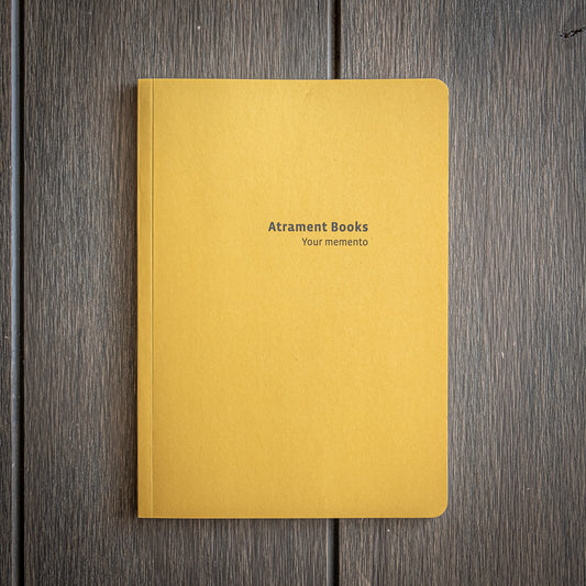 Atrament Sketchbook with bright and yellow softcover sketchbook